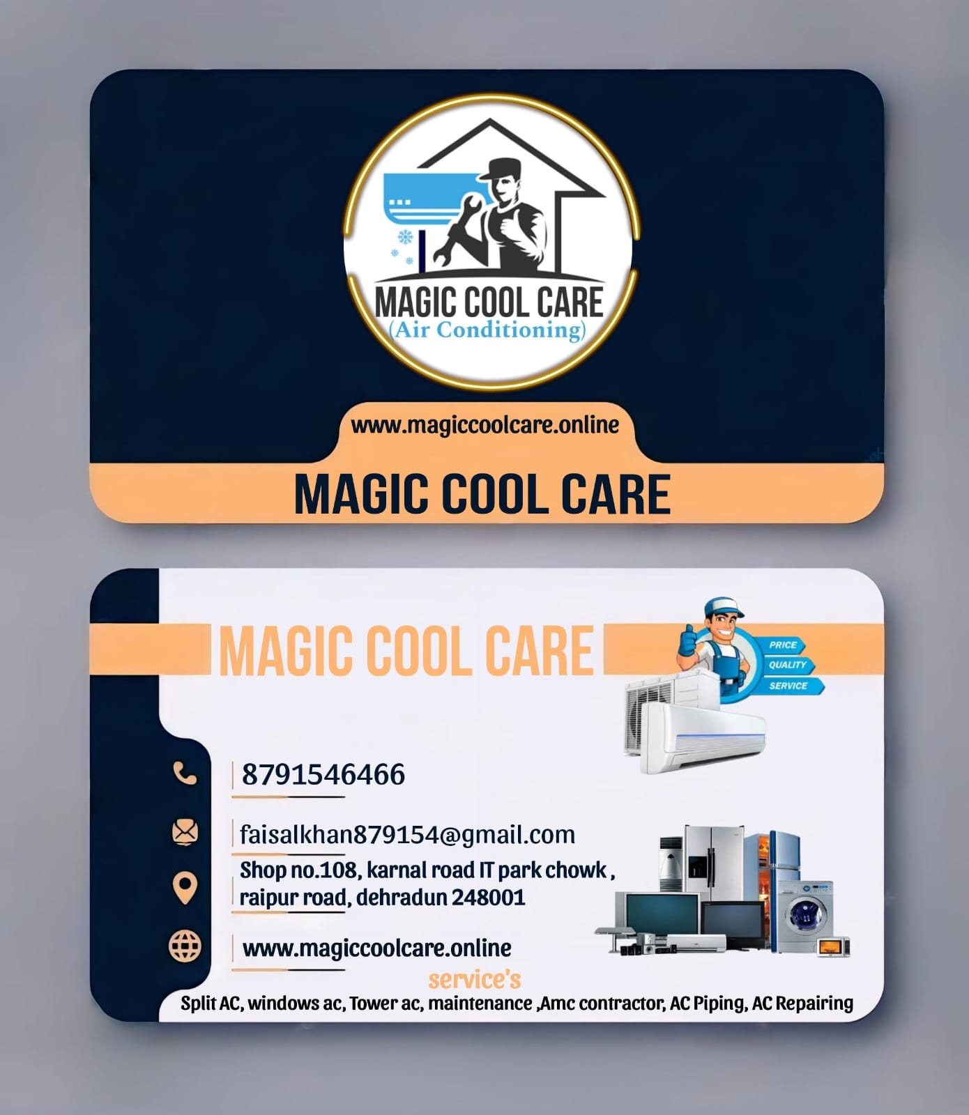 Air cool magic fashion ac